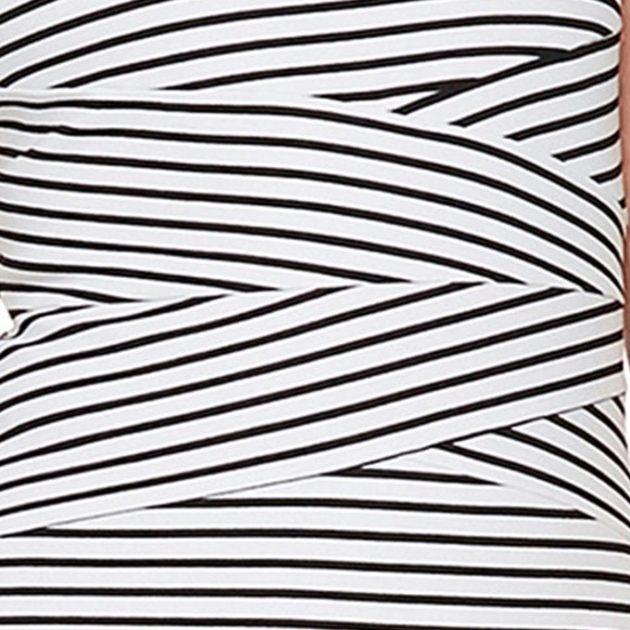 Bold Elements Sleeveless Striped Midi Bodycon - Picture 2 of 3